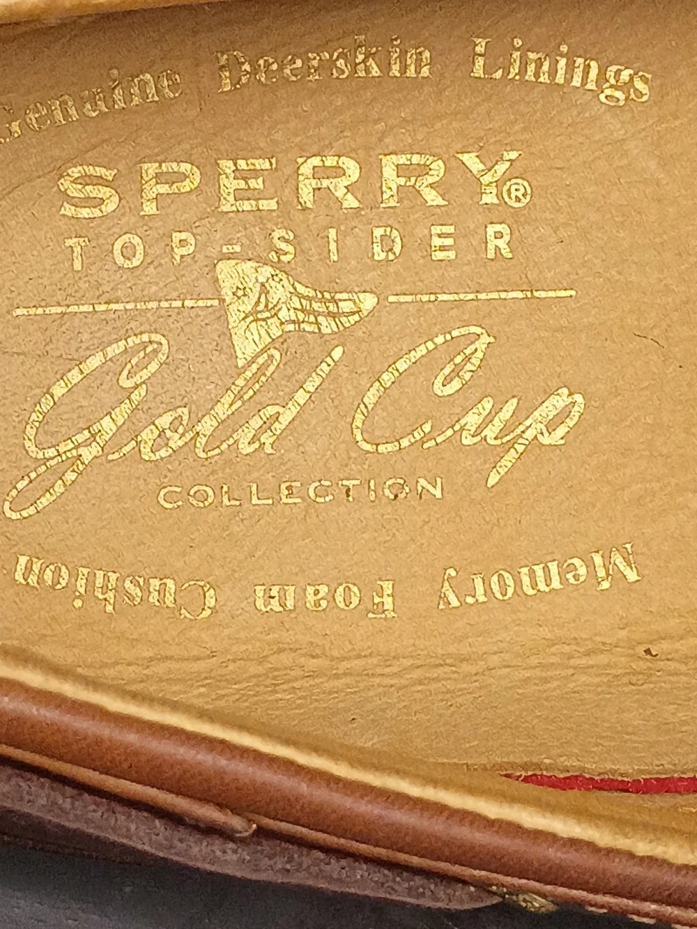 Sperry GOLD CUP sperry gold